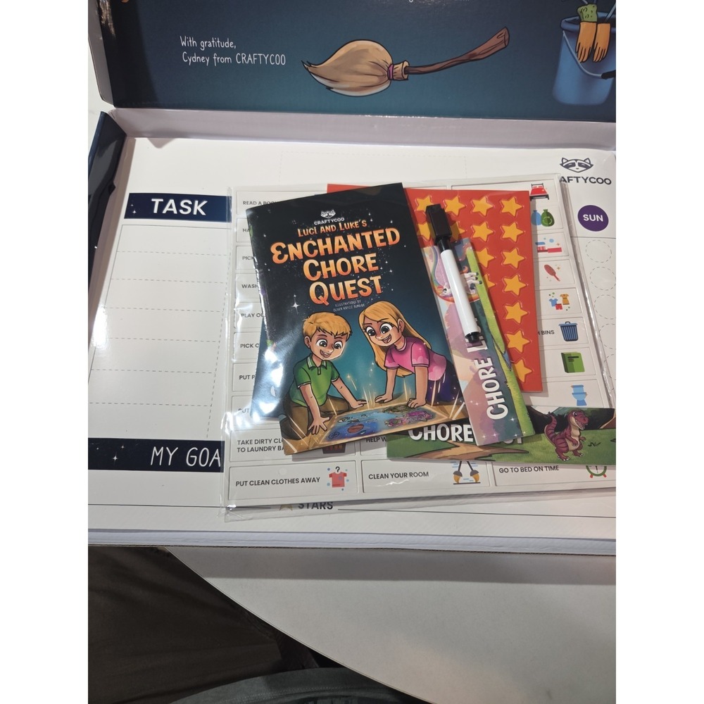 Craftycoo‎ Magnetic Chore Chart Kit STEM